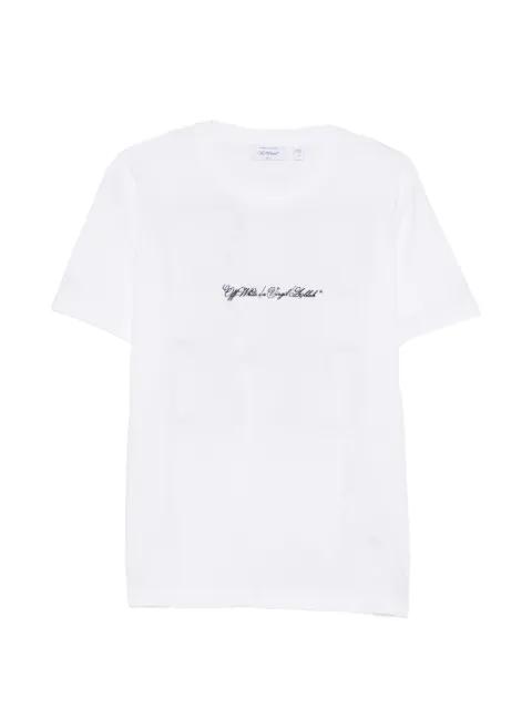 Script Arrow T-shirt by OFF-WHITE