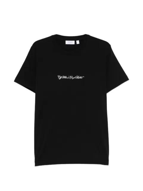 Script Arrow embroidered T-shirt by OFF-WHITE