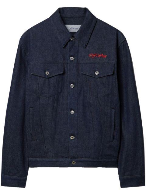 Script Skate denim jacket by OFF-WHITE