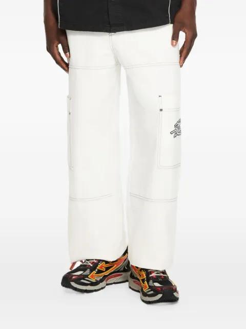 Script cotton cargo pants by OFF-WHITE
