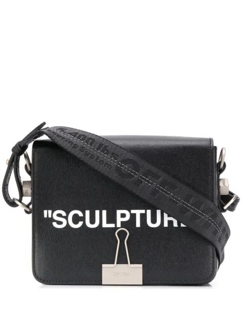 'Sculpture' clip detail shoulder bag by OFF-WHITE