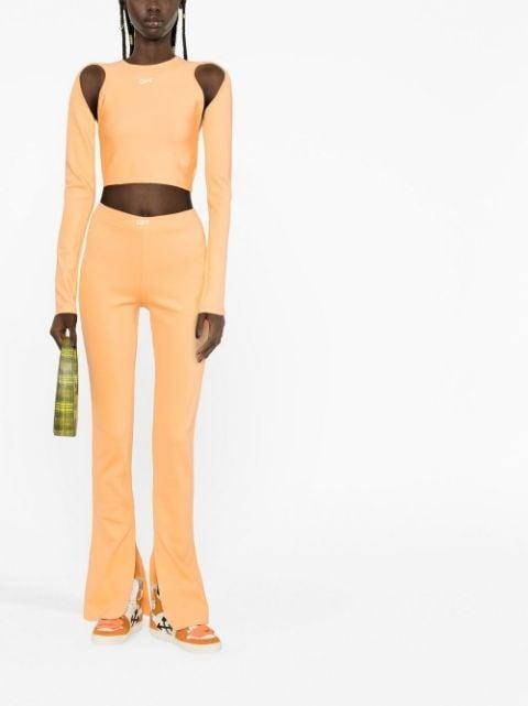 Sleek flared trousers by OFF-WHITE
