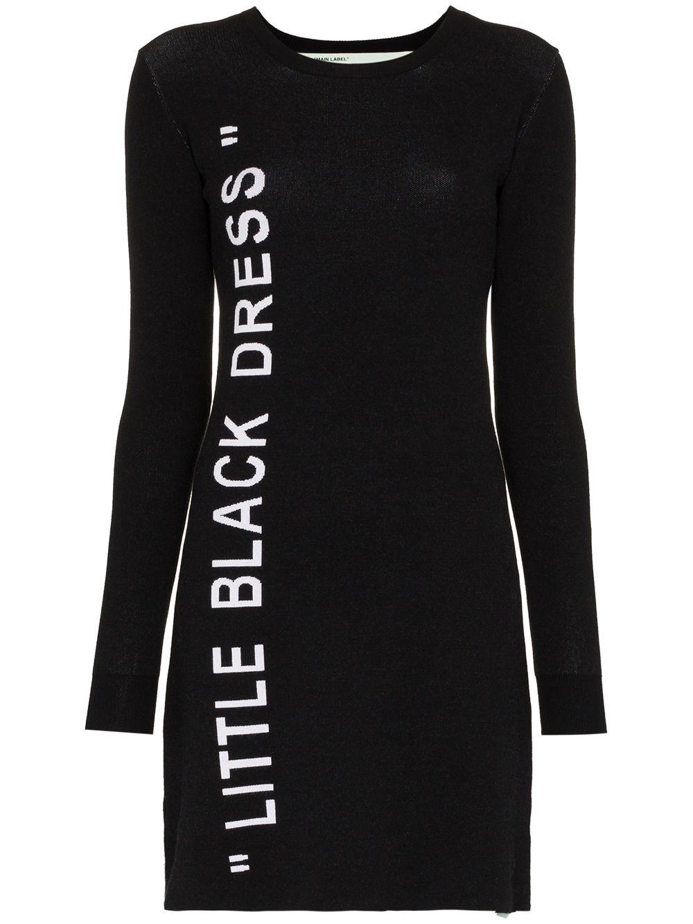 Slogan mini-dress by OFF-WHITE