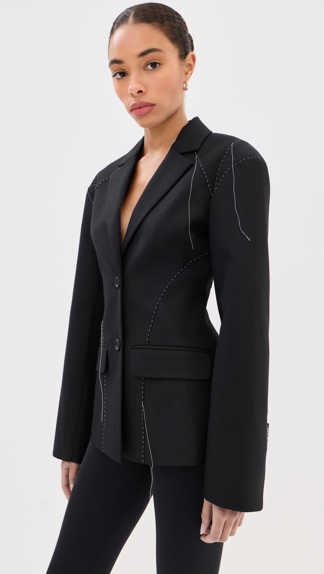 Stitch Fitted Blazer by OFF-WHITE