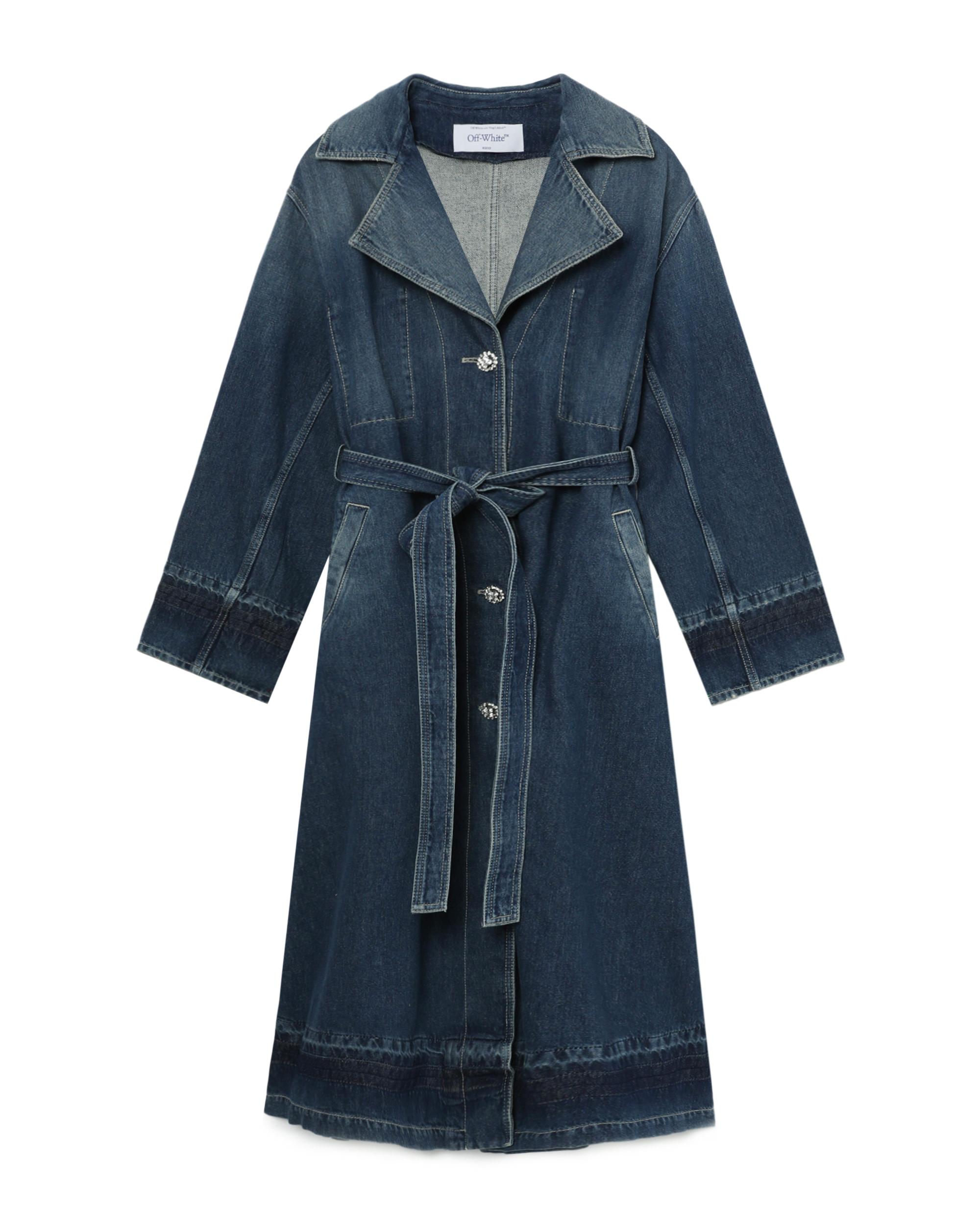 Denim trench coat by OFF-WHITE(TM)