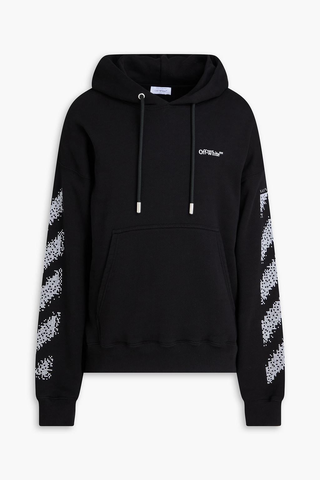 French cotton-terry hoodie by OFF-WHITE(TM)