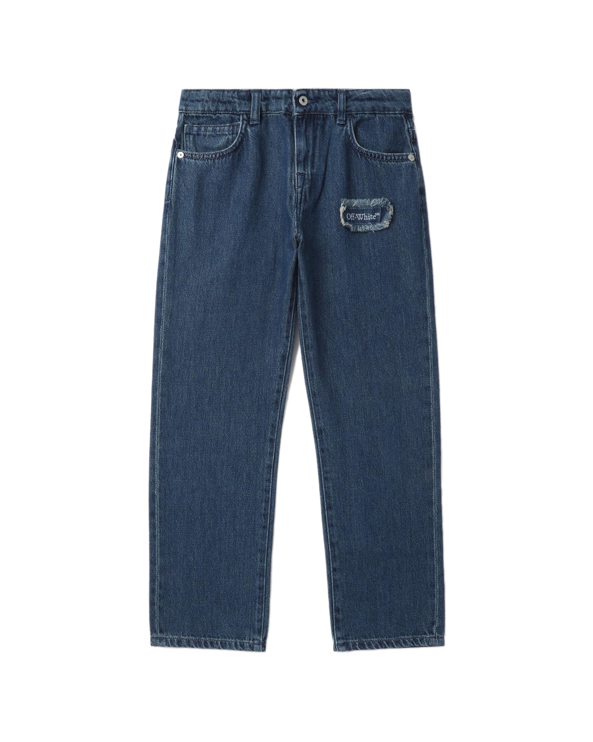 Kids logo straight-leg jeans by OFF-WHITE(TM)