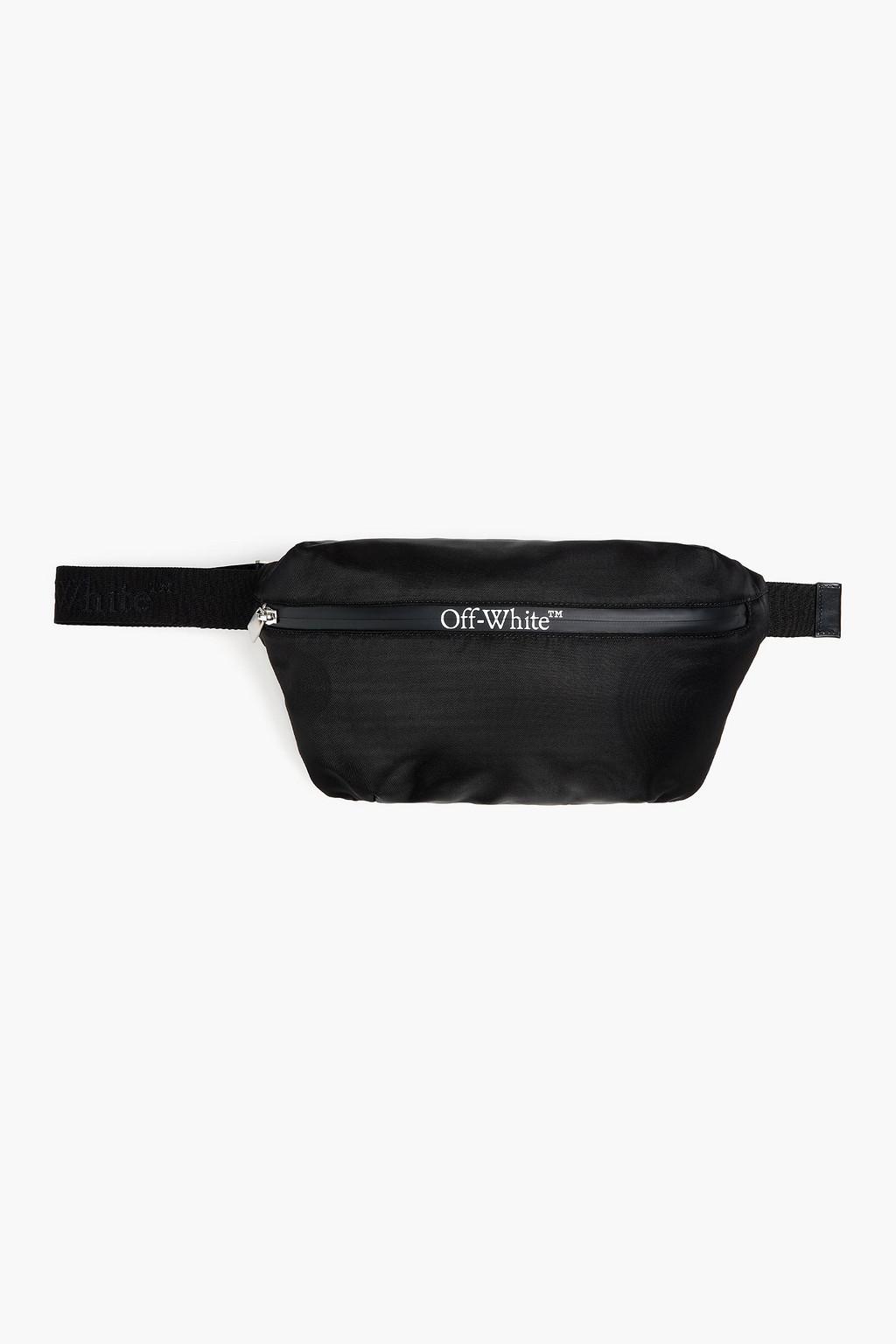 Leather-trimmed shell belt bag by OFF-WHITE(TM)