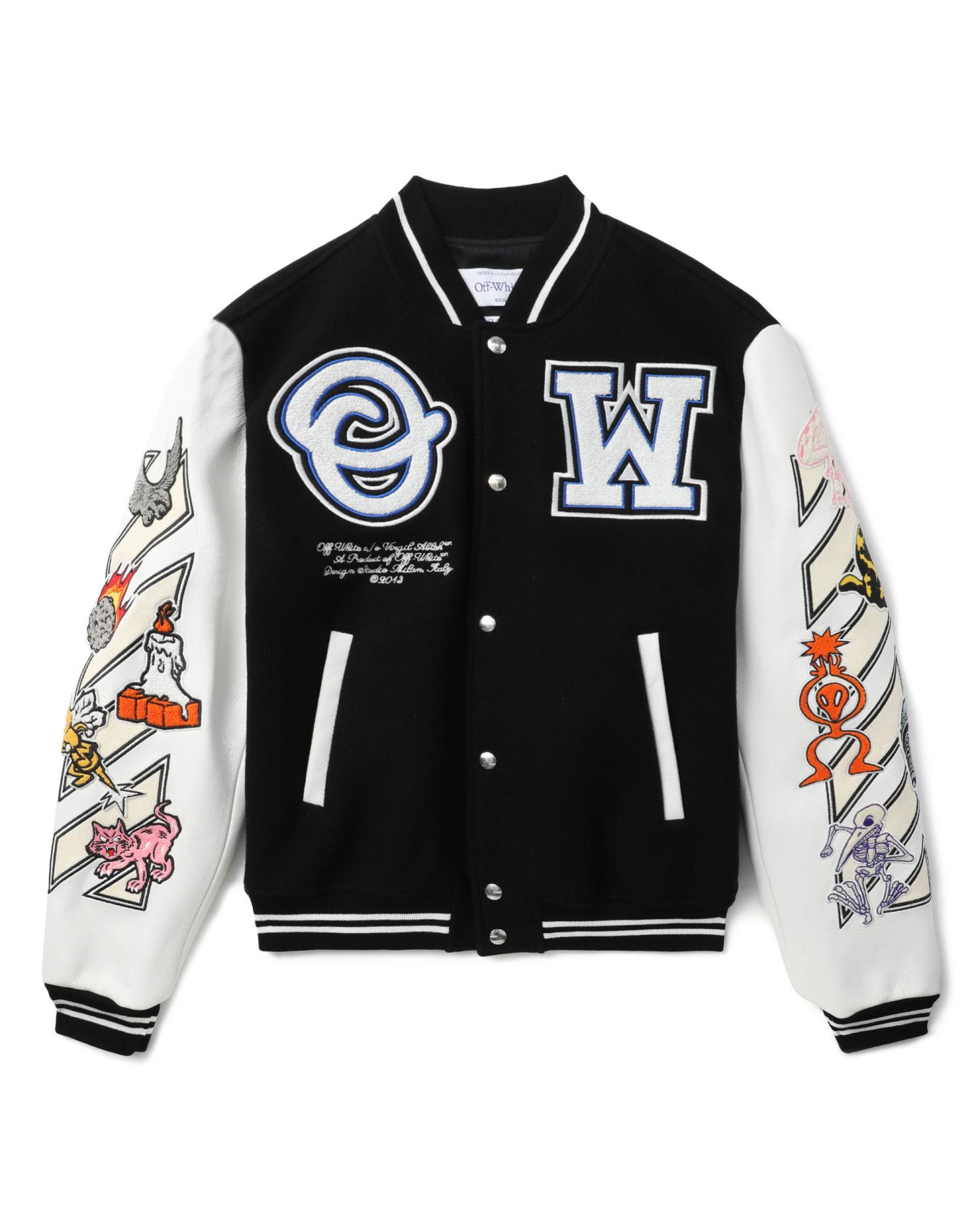 Logic patch varsity jacket by OFF-WHITE(TM)