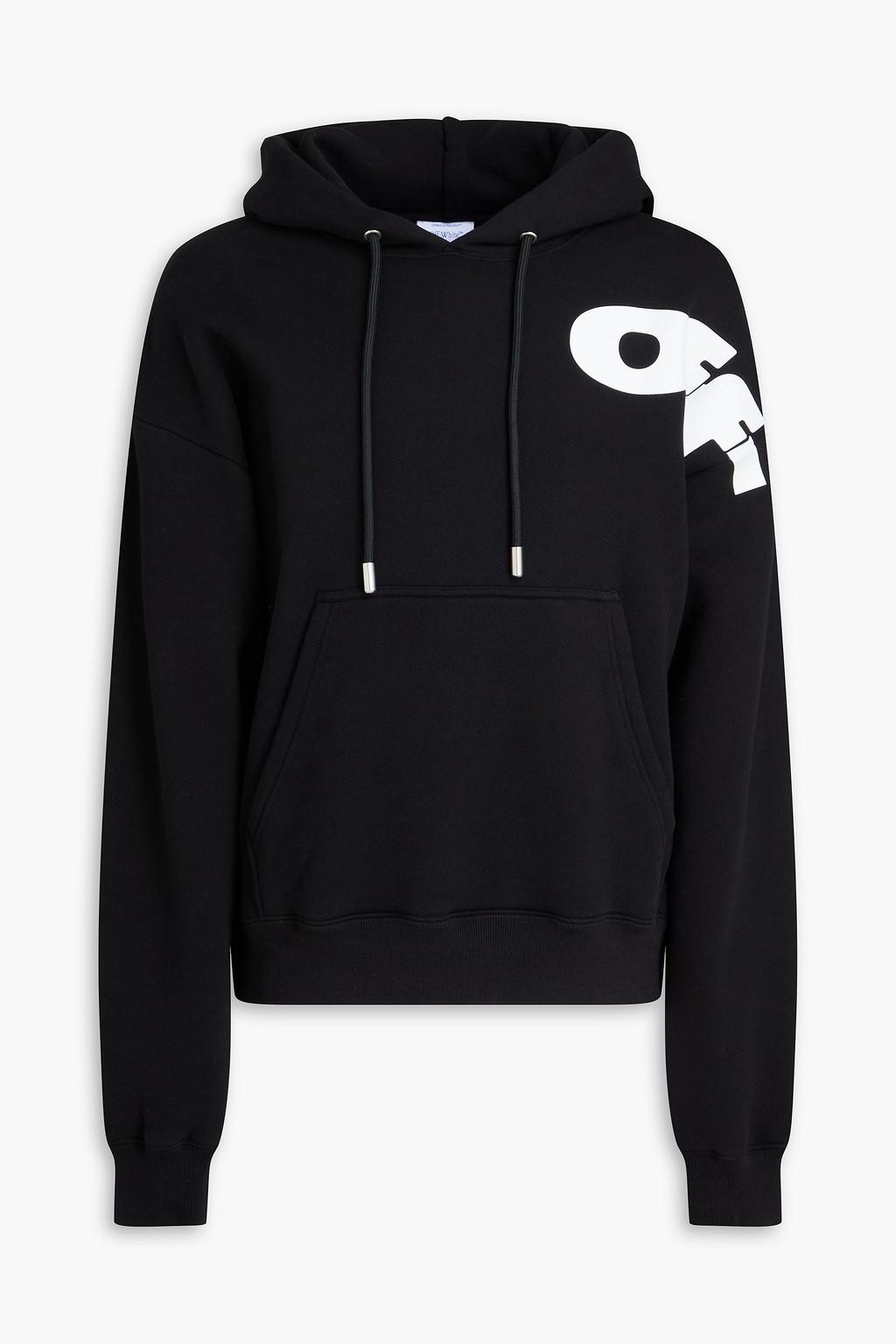 Printed French cotton-terry hoodie by OFF-WHITE(TM)