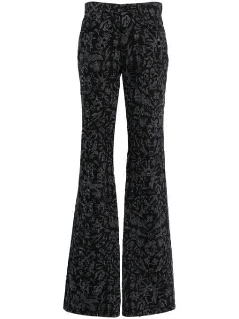 Tattoo straight-leg jeans by OFF-WHITE