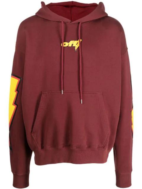 Thunder Stable skate hoodie by OFF-WHITE