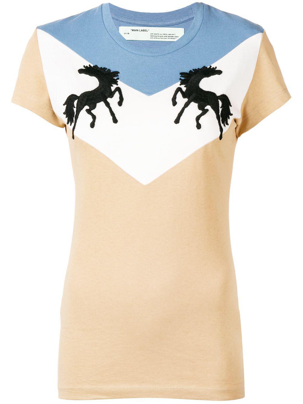 Twisting Horses T-shirt by OFF-WHITE