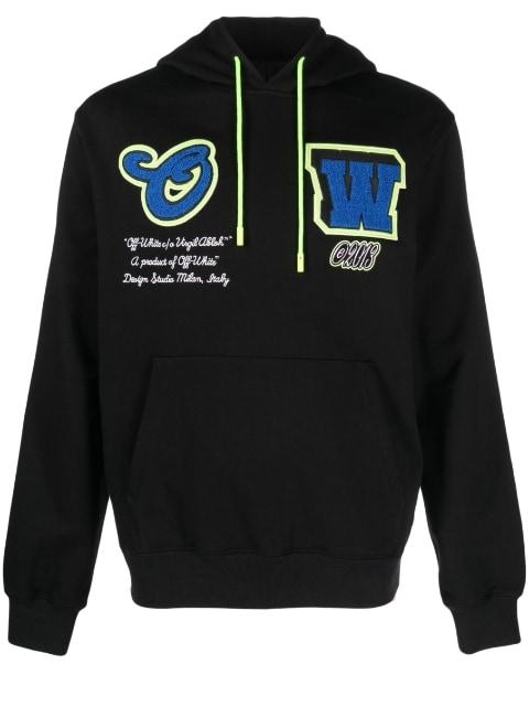 Varsity Hammer cotton hoodie by OFF-WHITE