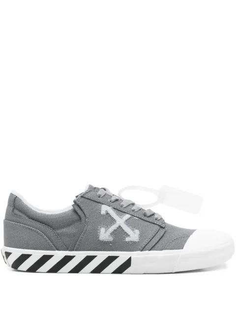Vulcanizedanized Undercut stripe-print sneakers by OFF-WHITE