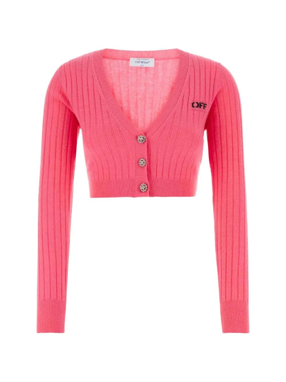 We Upside Down crop cardigan by OFF-WHITE