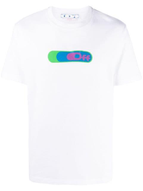 Weed Hands Off logo-print T-shirt by OFF-WHITE