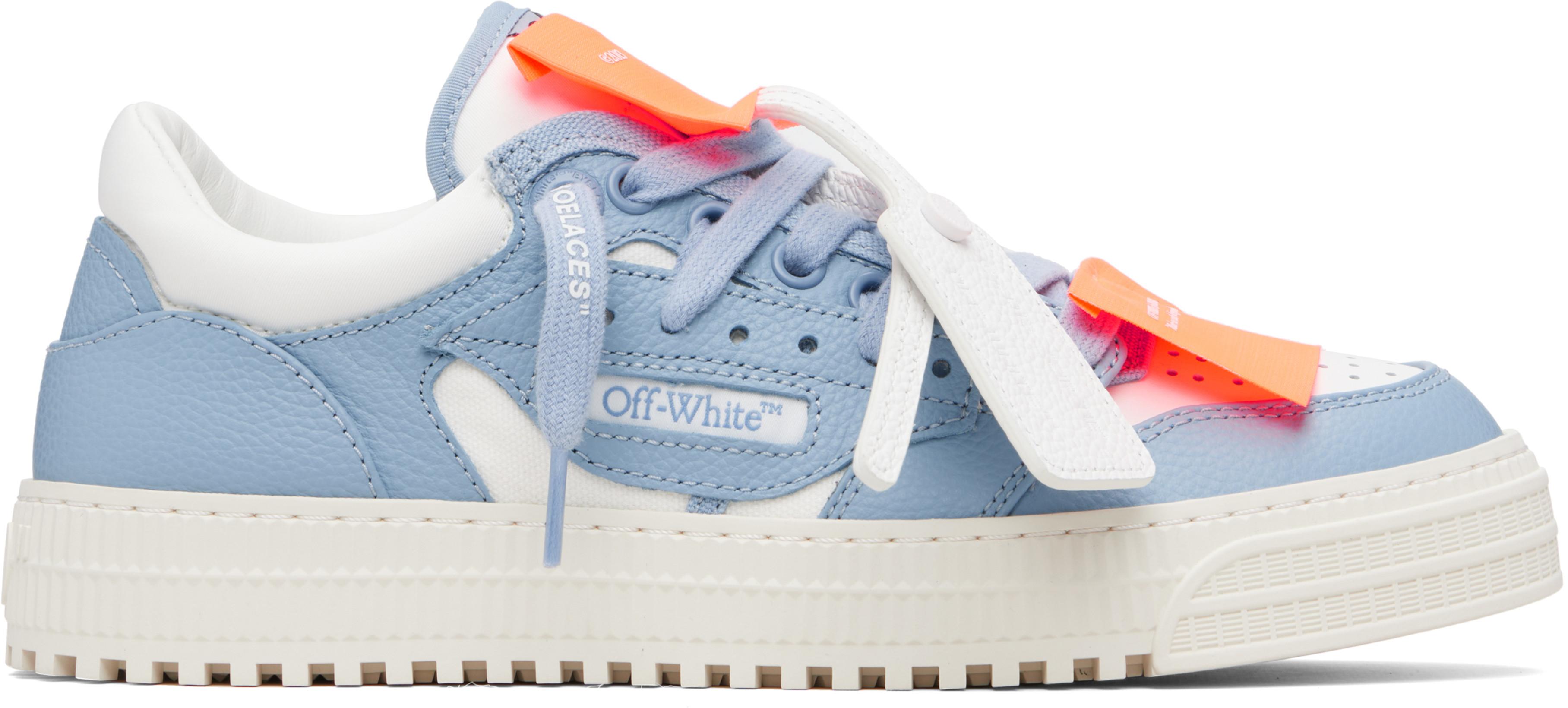 White Low Top 3.0 Off Court Sneakers by OFF-WHITE