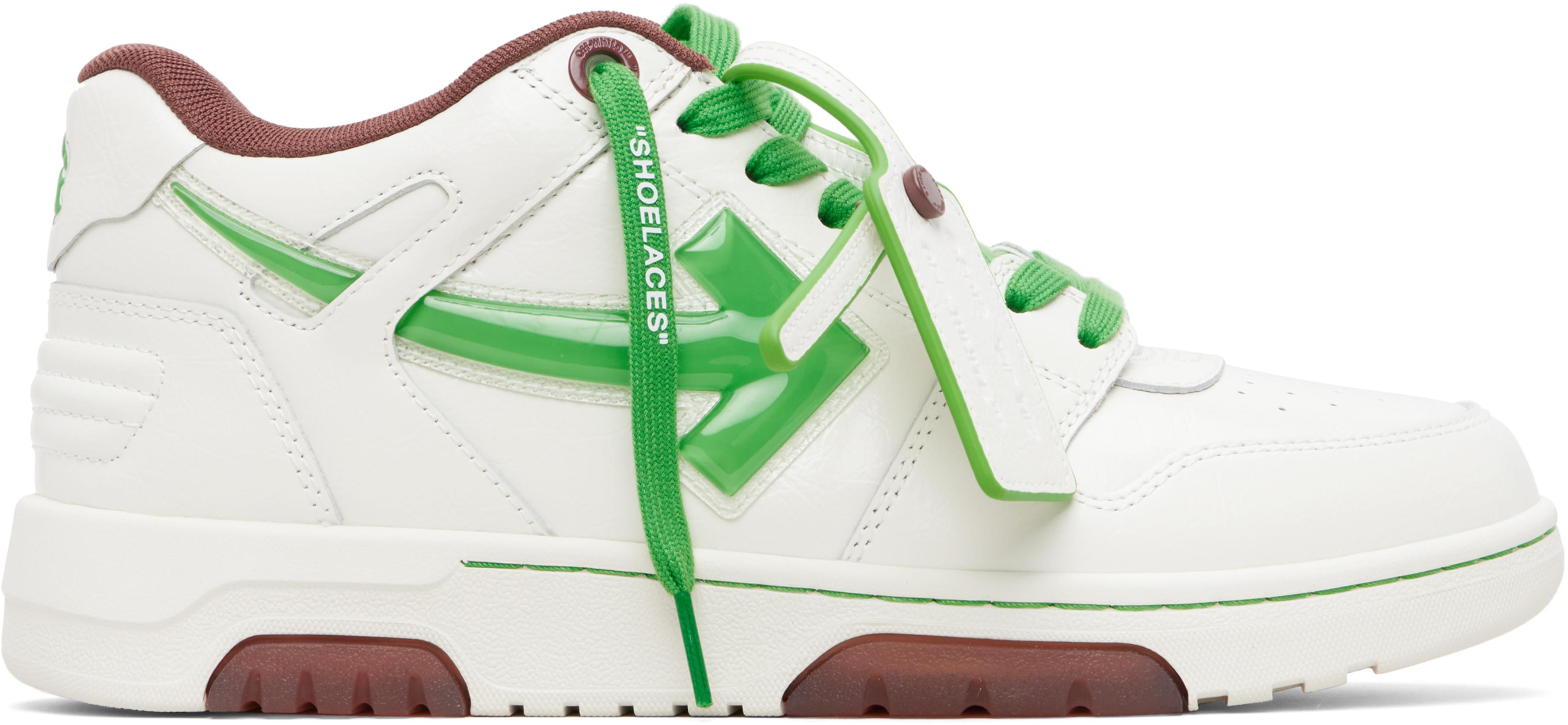 White Out Of Office Bubble Arrow Sneakers by OFF-WHITE