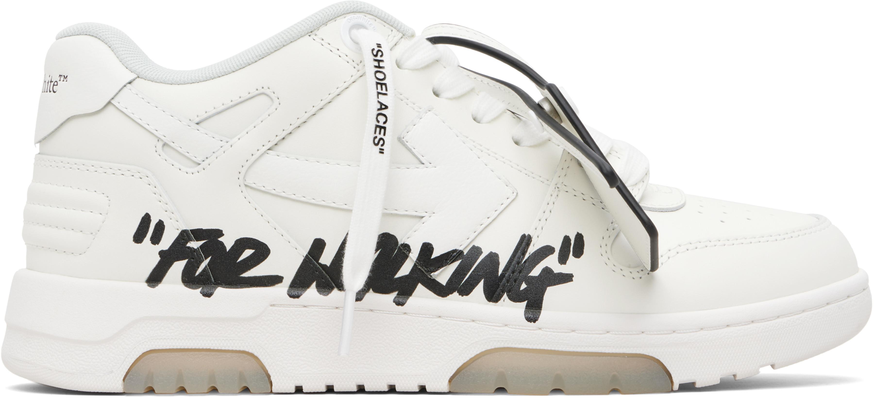 White Out Of Office 'For Walking' Sneakers by OFF-WHITE