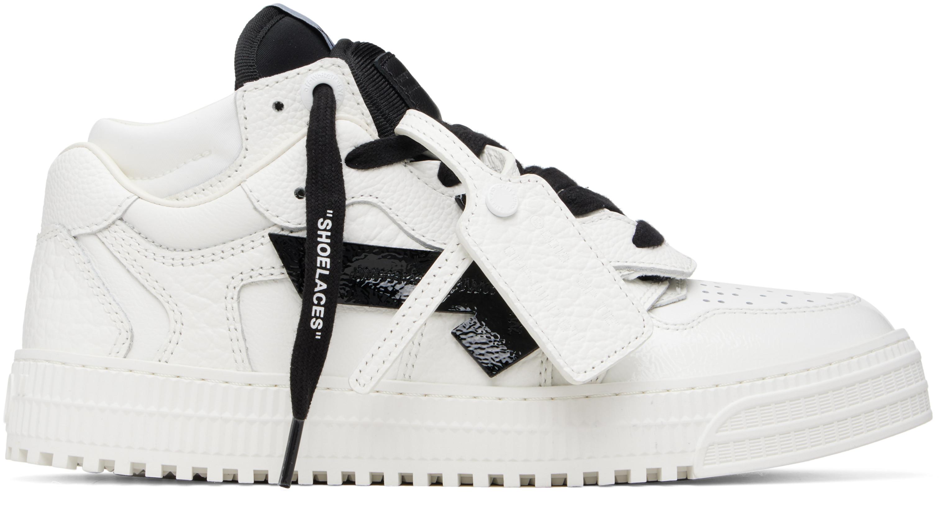 White & Black 3.0 Floating Arrow Sneakers by OFF-WHITE