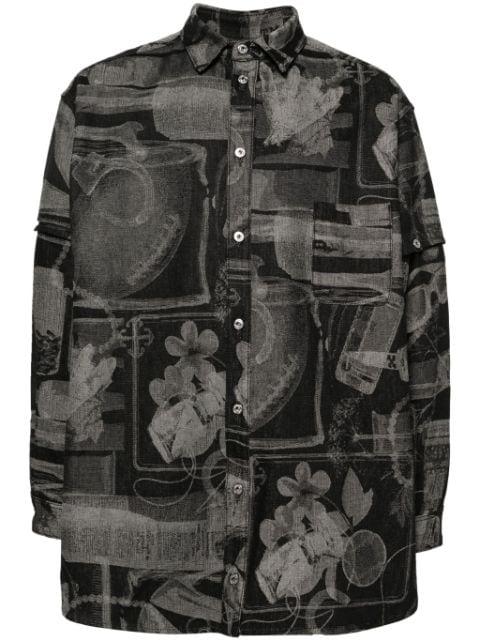 Xray detachable-sleeves shirt by OFF-WHITE