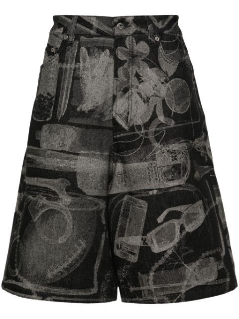 Xray jacquard-print shorts by OFF-WHITE