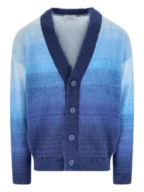 arrow-detail V-neck cardigan by OFF-WHITE