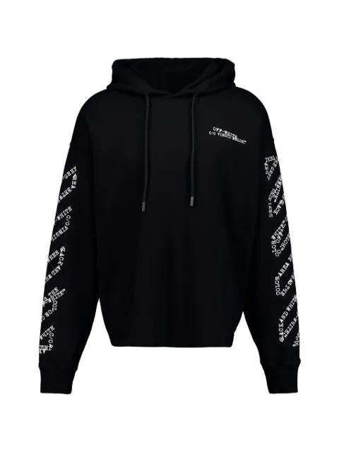 arrow diag loose hoodie by OFF-WHITE
