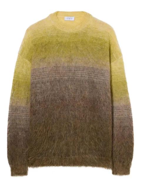 arrow gradient crewneck sweater by OFF-WHITE