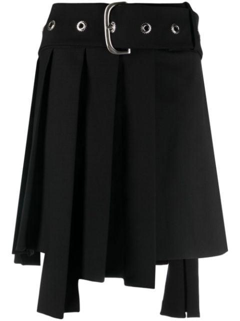 belted pleated miniskirt by OFF-WHITE
