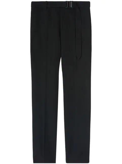 belted slim-fit trousers by OFF-WHITE