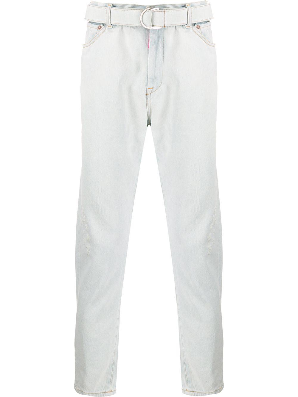 belted straight jeans by OFF-WHITE