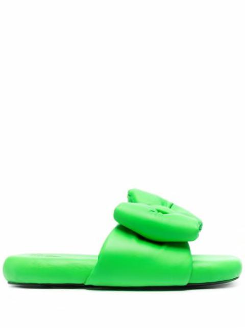 bow-detail slippers by OFF-WHITE