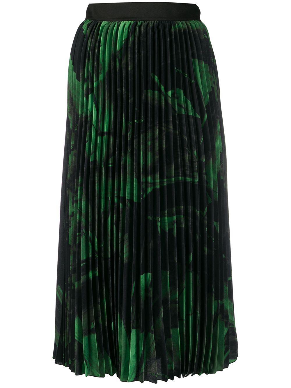 brushstroke plissé skirt by OFF-WHITE