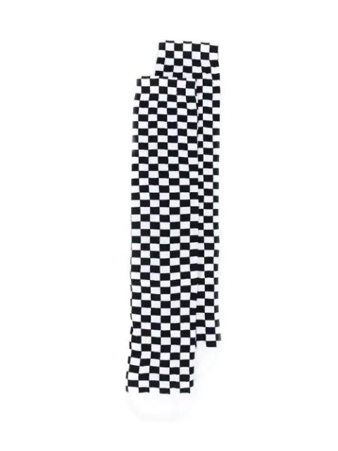 checkerboard logo socks by OFF-WHITE
