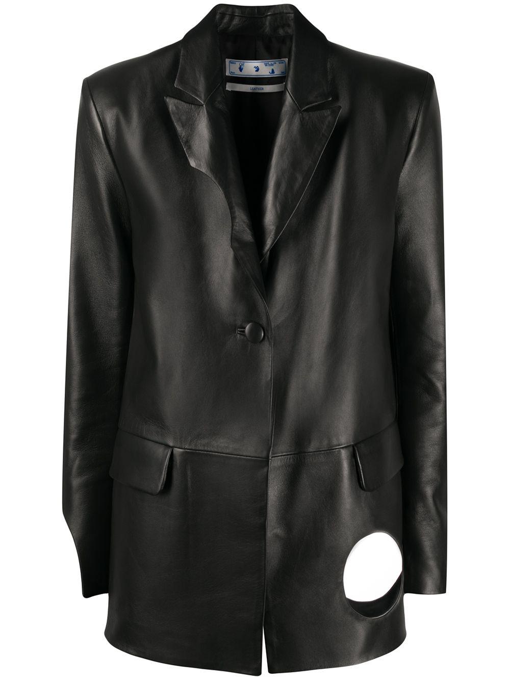 circle cut-out blazer by OFF-WHITE