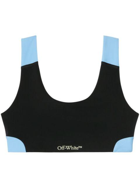 colour-block sports bra by OFF-WHITE
