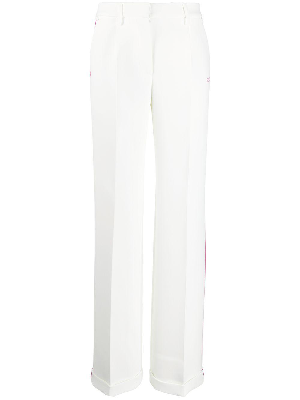 contrasting trim tailored trousers by OFF-WHITE