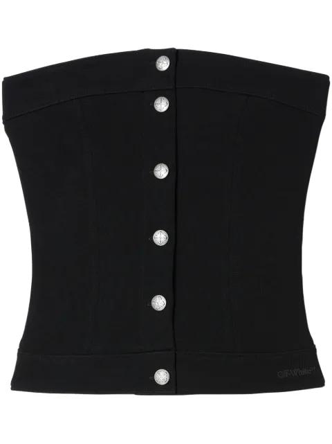 corset-style top by OFF-WHITE