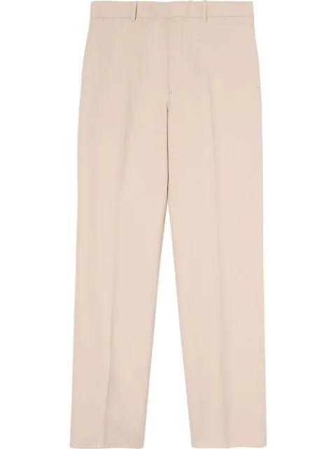 cotton tailored trousers by OFF-WHITE