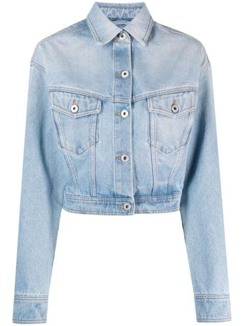 cropped denim jacket by OFF-WHITE