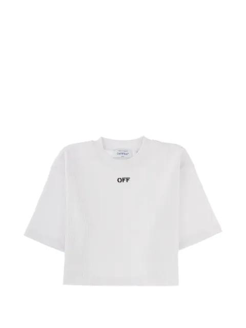 cropped ribbed top by OFF-WHITE