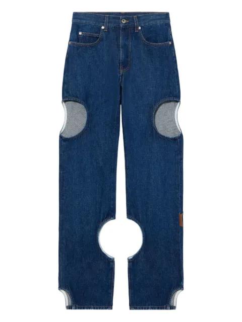cut-out detail jeans by OFF-WHITE