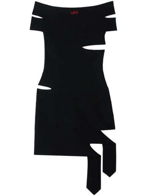 cut out-detail mini dress by OFF-WHITE