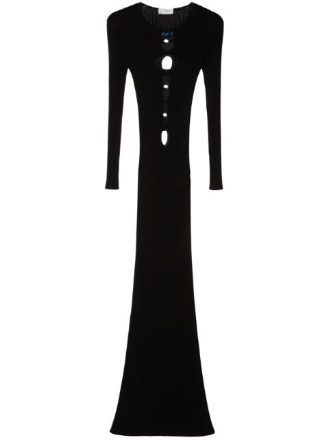 cut-out knitted dress by OFF-WHITE