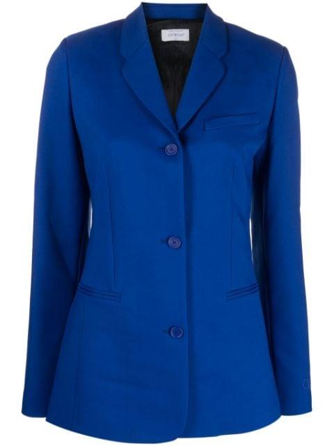 darted twill blazer by OFF-WHITE