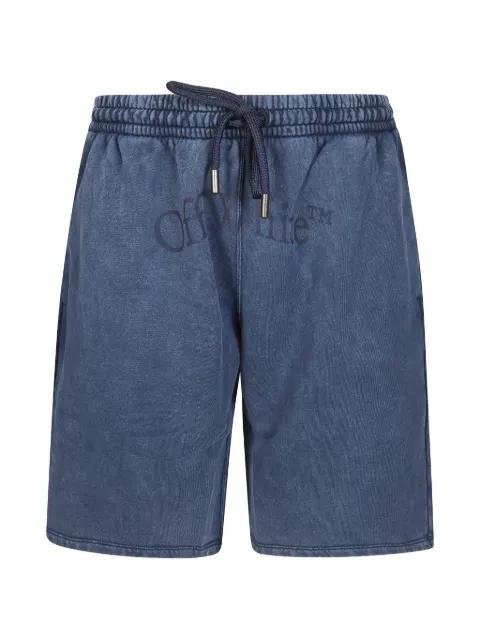 dawstring cotton shorts by OFF-WHITE