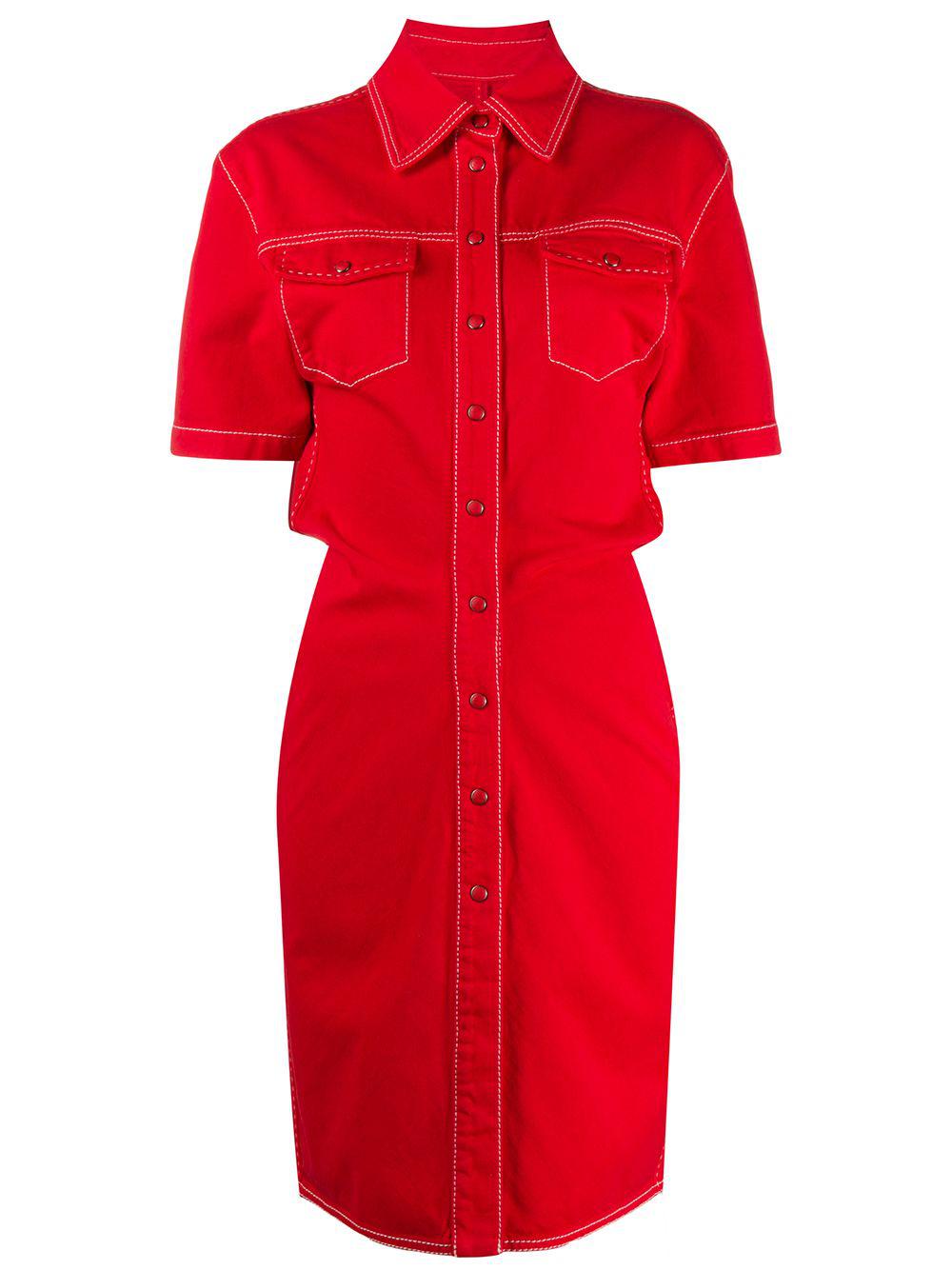 denim shirt dress by OFF-WHITE