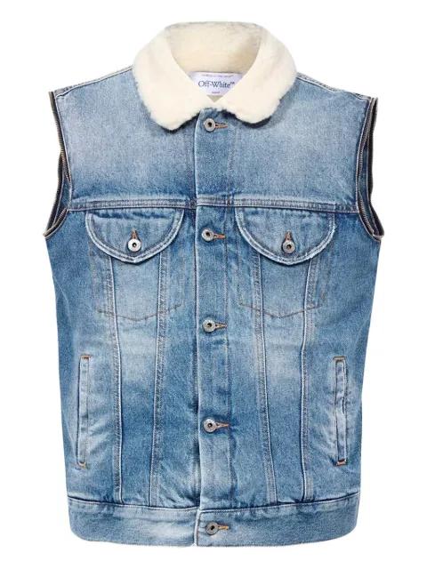 denim vest by OFF-WHITE